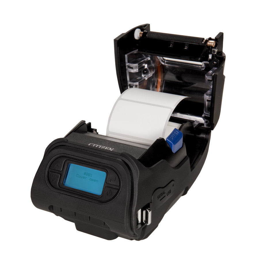 Citizen CMP-25 – Etikettendrucker, Thermodirekt, ZPL-kompatibel, USB, Bluetooth, RS-232