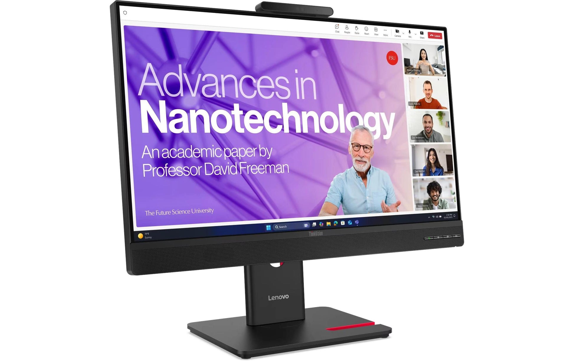 Lenovo T24-4v – 23,8", 1920 × 1080 (Full HD), IPS, 120 Hz, Webcam