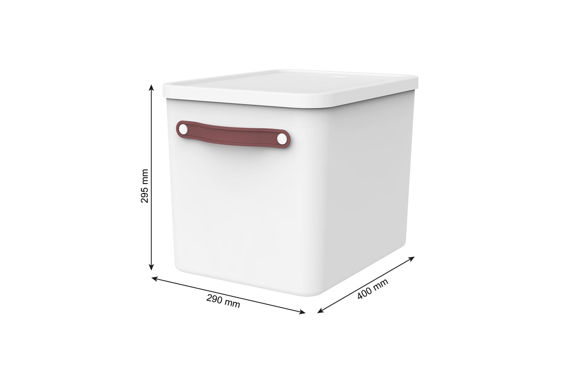Rotho My Paper Plus Archivschachtel – für A4, B 292 × H 465 mm, beige, Recycling-Kunststoff