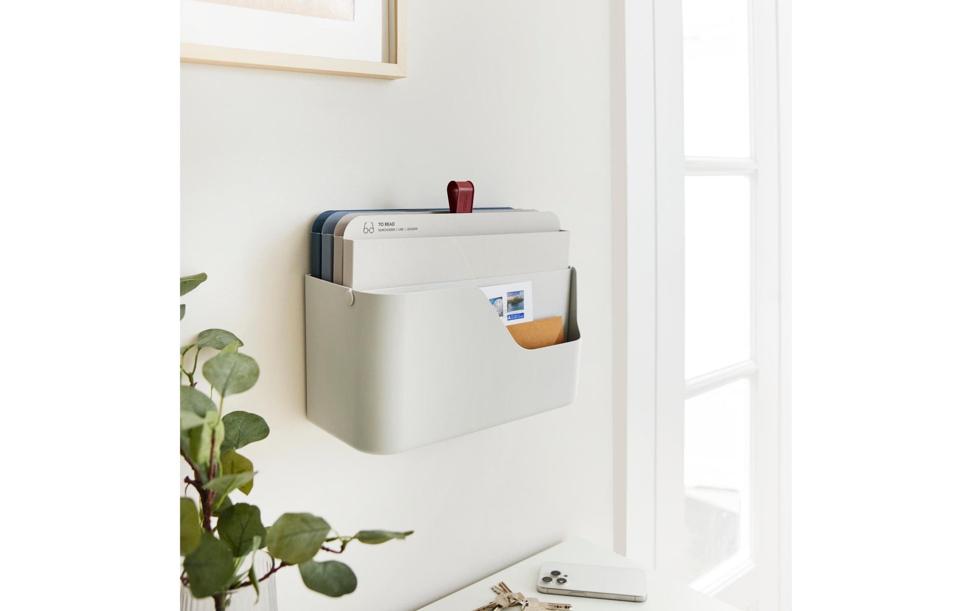 Rotho My Paper Plus Archivschachtel – für A4, B 292 × H 465 mm, beige, Recycling-Kunststoff
