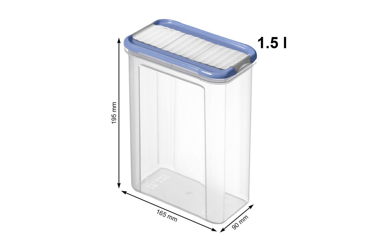 Rotho Vorratsdose 24-tlg., 24 l, Polypropylen (PP), Transparent, BPA-frei