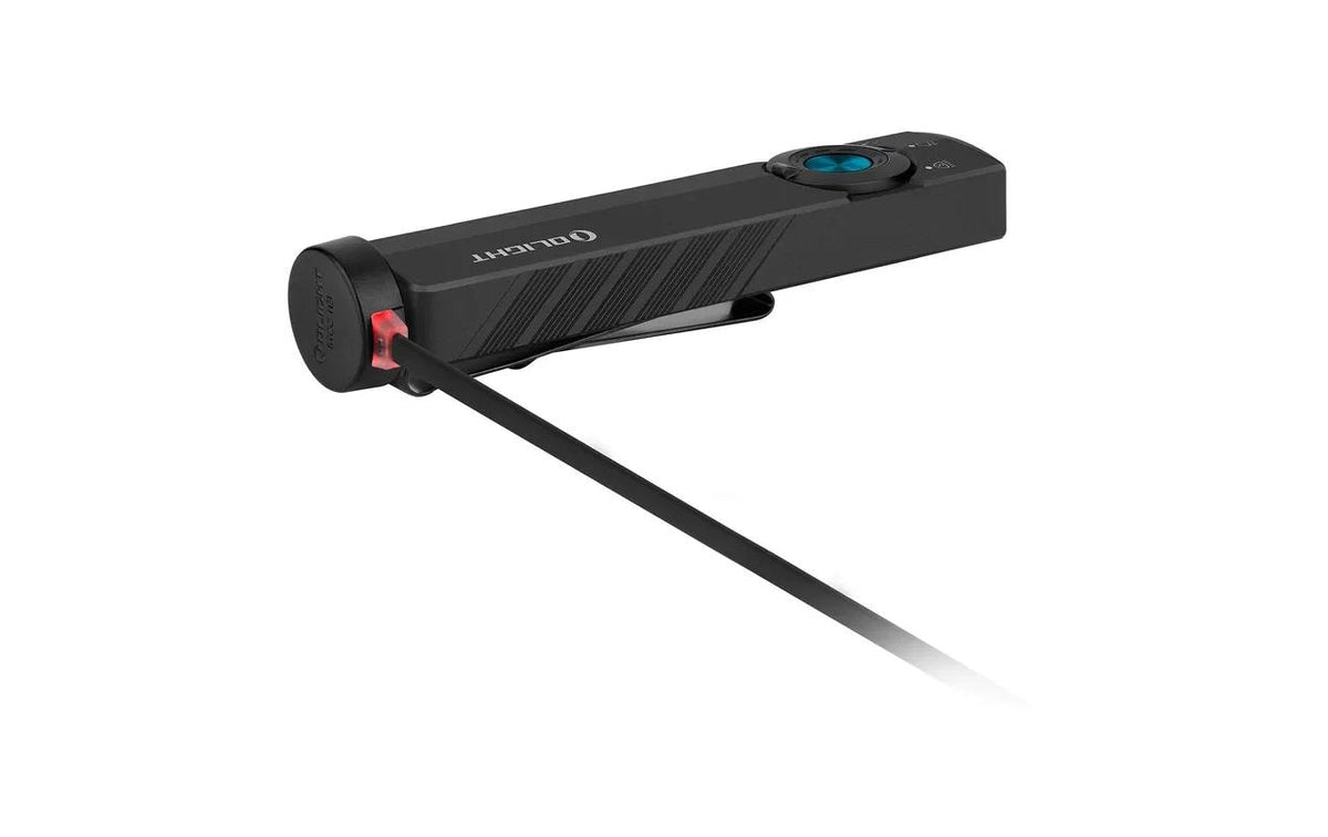 Olight Taschenlampe ArkPro Lite1 – 1200 lm, 94 m, IPX7, Akku 1350 mAh, 6 Stufen – Schwarz