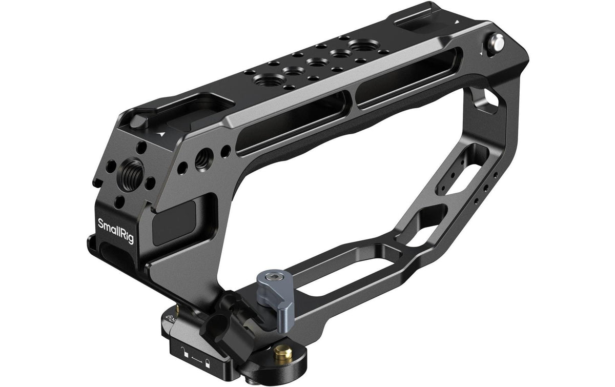 SmallRig 5661 D-Style Top Handle Griff – Aluminium, Silikon, Edelstahl – für NATO-Clamp – Schwarz