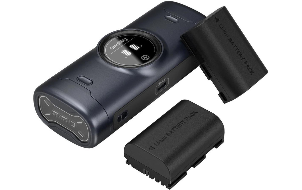 SmallRig 5695 Ladecase – für Canon EOS 5D Mark II, 5D Mark III, 5D Mark IV und andere – 2-fach, USB