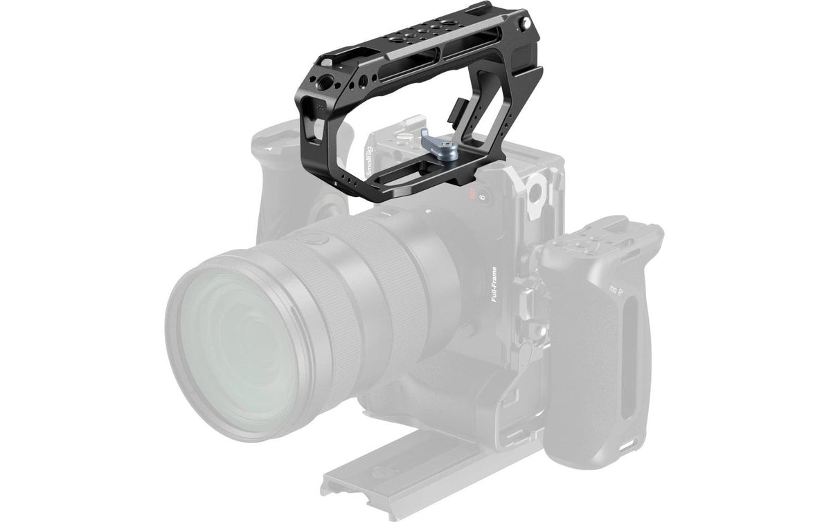 SmallRig 5661 D-Style Top Handle Griff – Aluminium, Silikon, Edelstahl – für NATO-Clamp – Schwarz