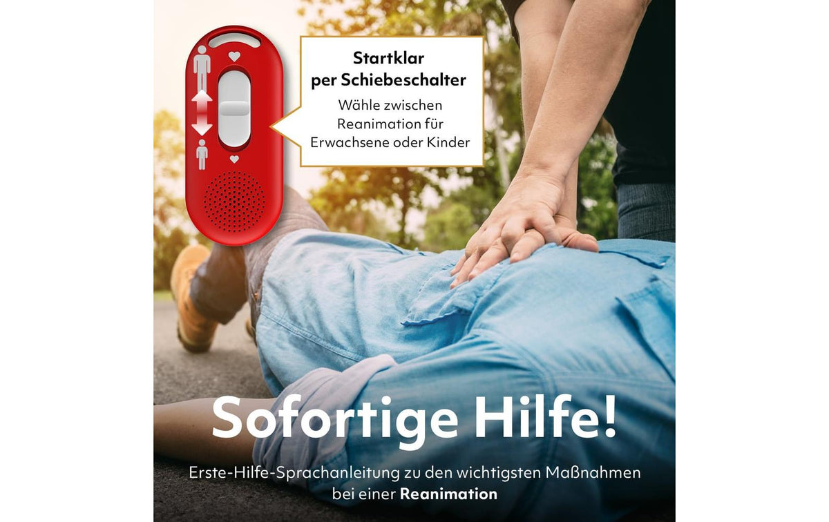 Heartbeat Revivel – Audioabspielgerät – Rot