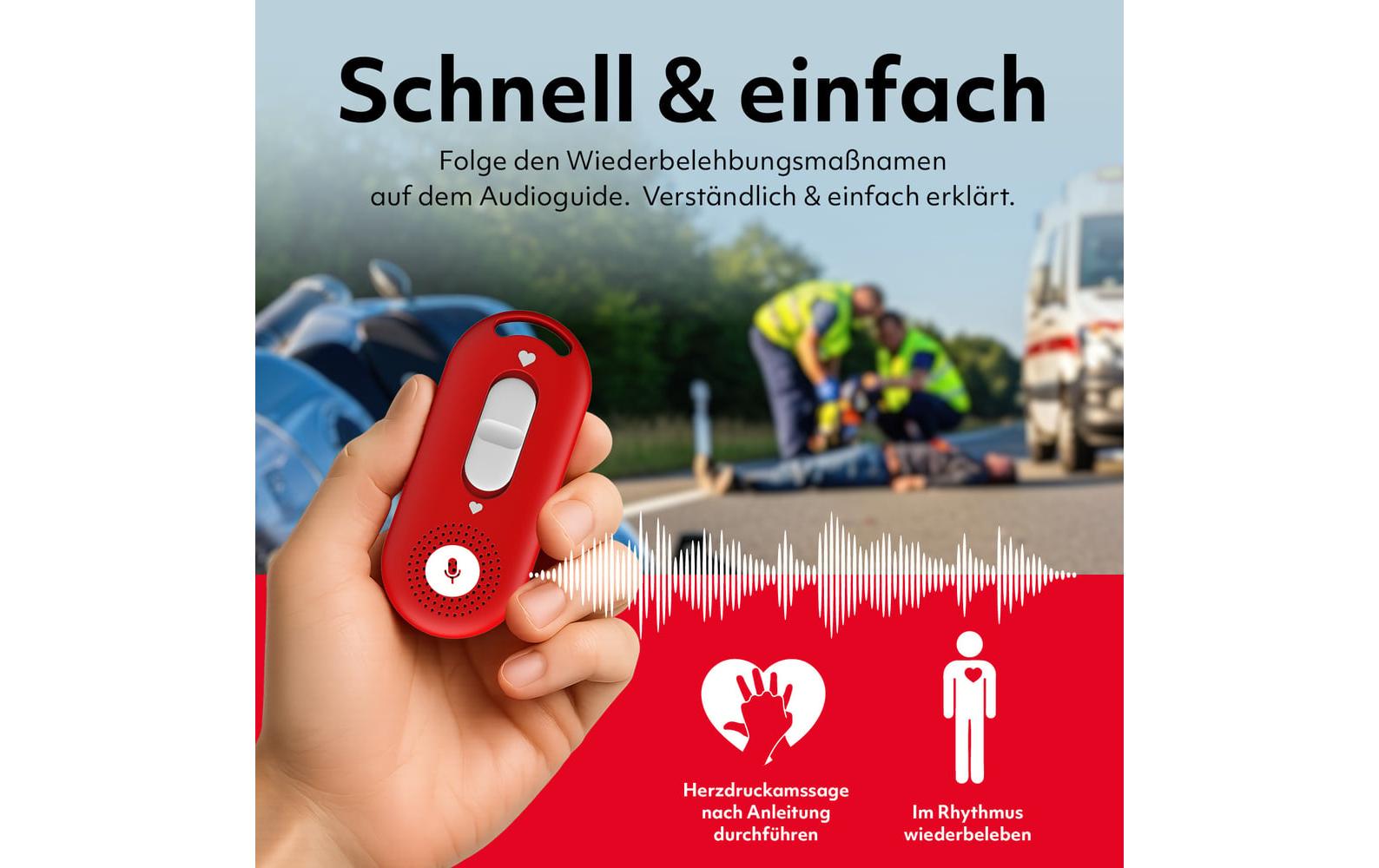 Heartbeat Revivel – Audioabspielgerät – Rot
