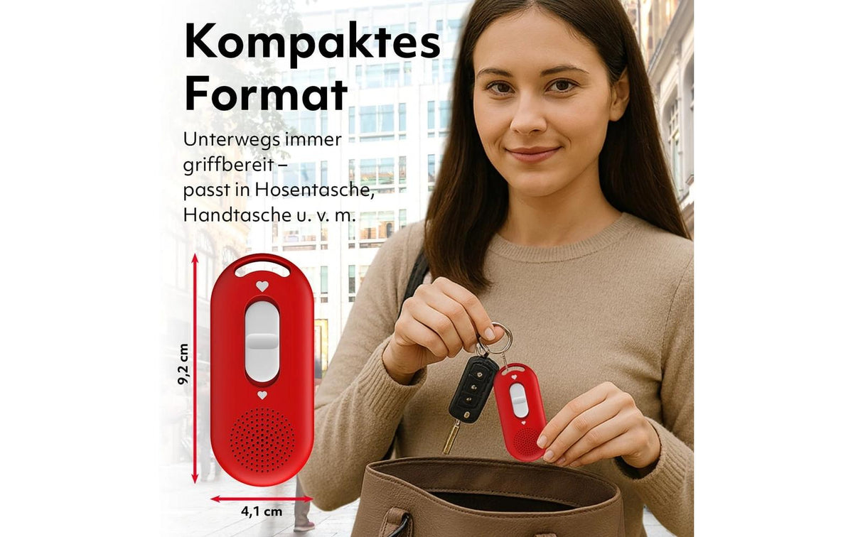 Heartbeat Revivel – Audioabspielgerät – Rot