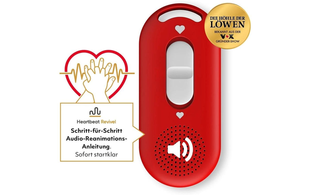 Heartbeat Revivel – Audioabspielgerät – Rot