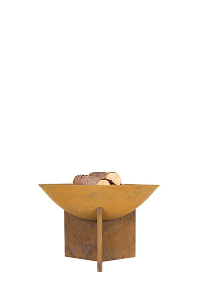 La Hacienda Feuerschale – Ø 56 × 38 cm – Eisenguss & Stahl, Naturrost