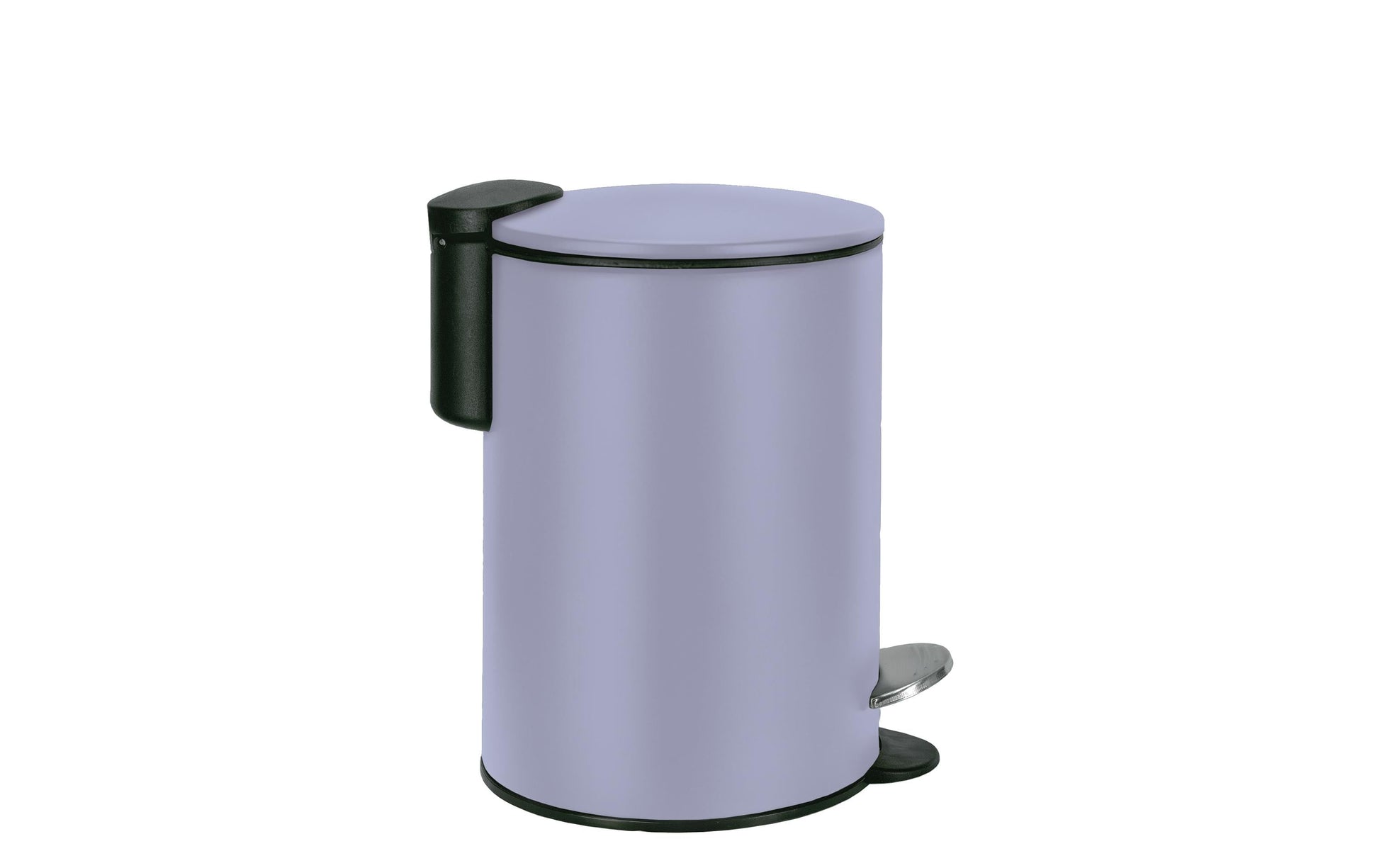 Kleine Wolke Treteimer Silence – 3 l – Metall, Oval – Lavendel – Soft-Close