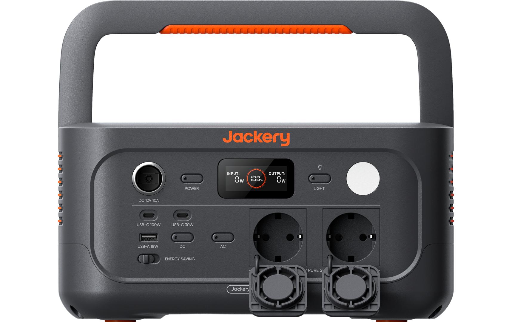 Jackery Explorer 500V2 – Powerstation, 512 Wh, LiFePO4, Solar-ladefähig