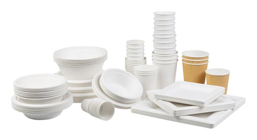 Furber. Furber Schale, Bagasse (Zuckerrohr) – 350 ml, Ø 16 cm, weiss – 50 Stk.