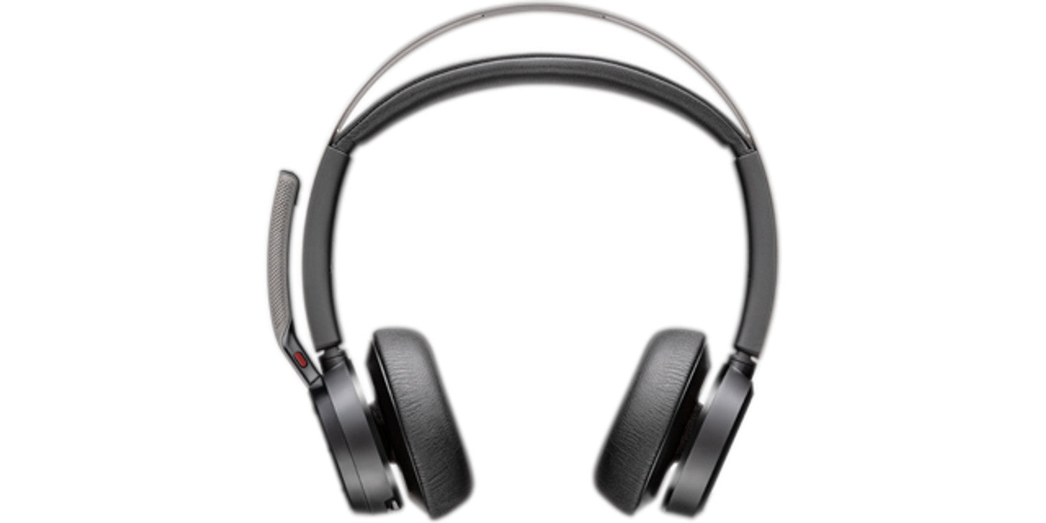 HP Poly Voyager Focus 2-M Office-Headset – Over-Ear, Stereo, Kabel + BT, ANC, Schwarz