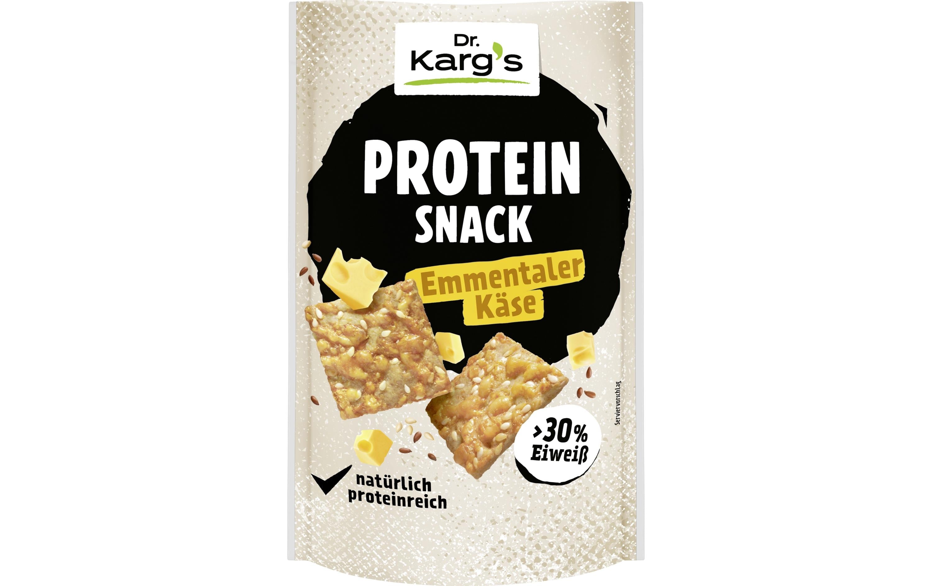 Dr. Karg's Protein Snack Knäckebrot – Emmentaler Käse – 85 g