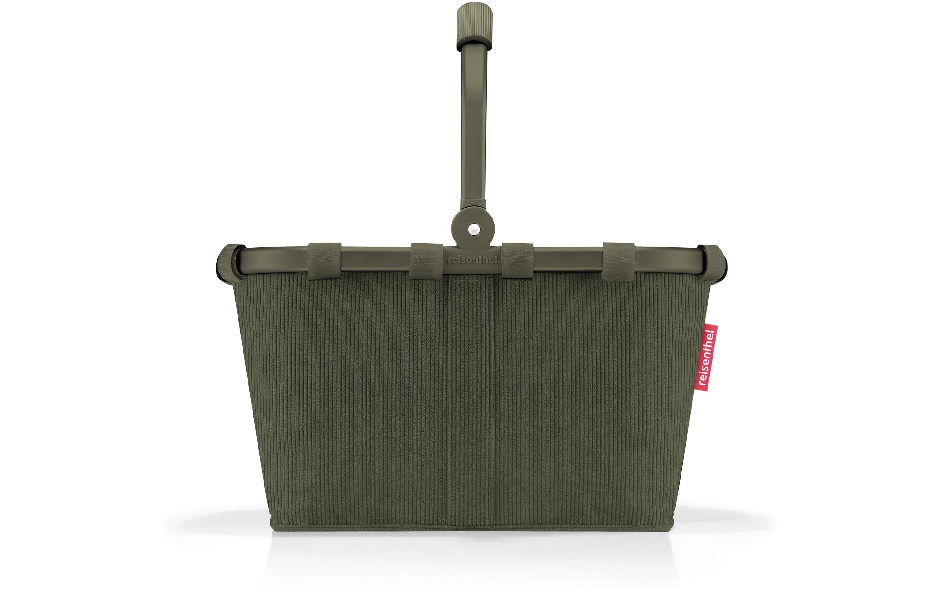 Reisenthel Stofftasche, Polyester, Motiv Dark Matcha, 335×210×195 mm