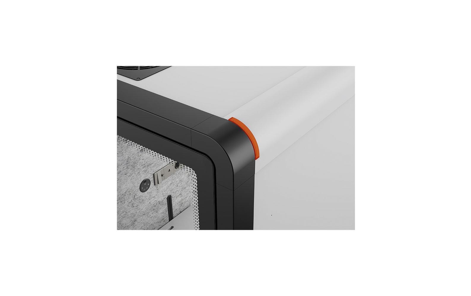 Contini Büro Meeting Box – für 1 Person, 2300 × 1050 × 1050 mm, Spanplatte, grau