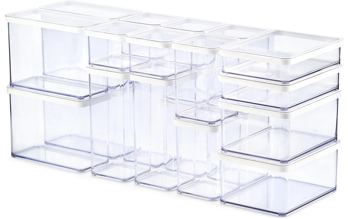 Rotho Vorratsdose 27 l, 40 × 40 × 4 cm, SAN (Styrol-Acrylnitril-Copolymer), transparent