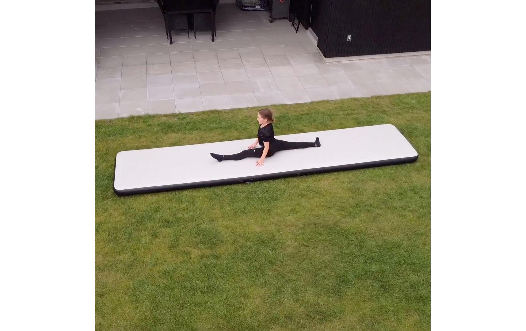 Schou Bodenmatte – 100 × 400 cm, Schwarz, Dicke 15 cm