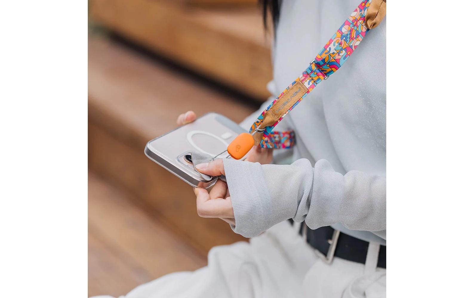 PGYTECH LinkGo Phone Photography Strap – Smartphone-Trageband – Dual Mount, Gurtband – Grau