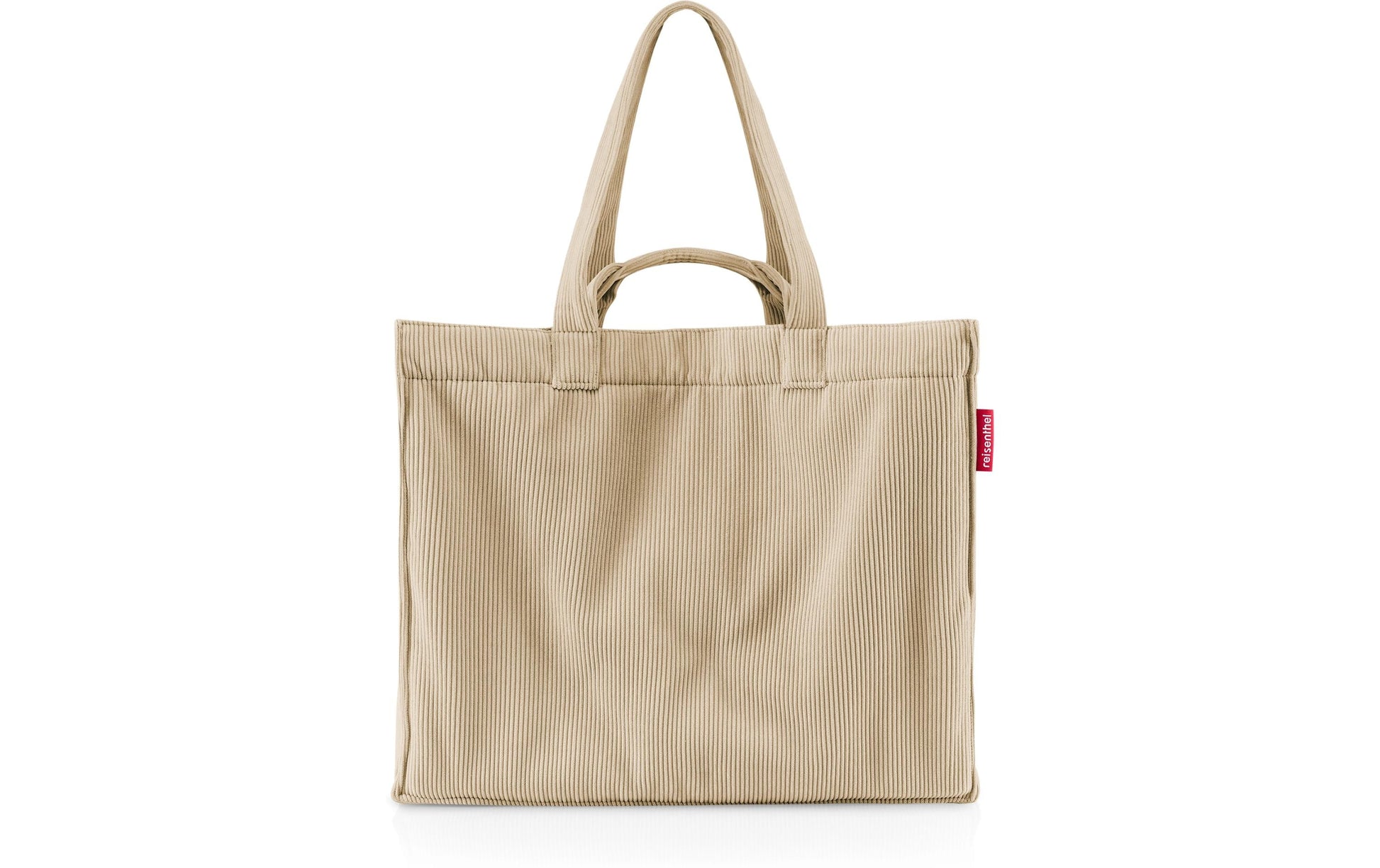 Reisenthel Stofftasche, Polyester, Cord Sand, 470×385×180 mm