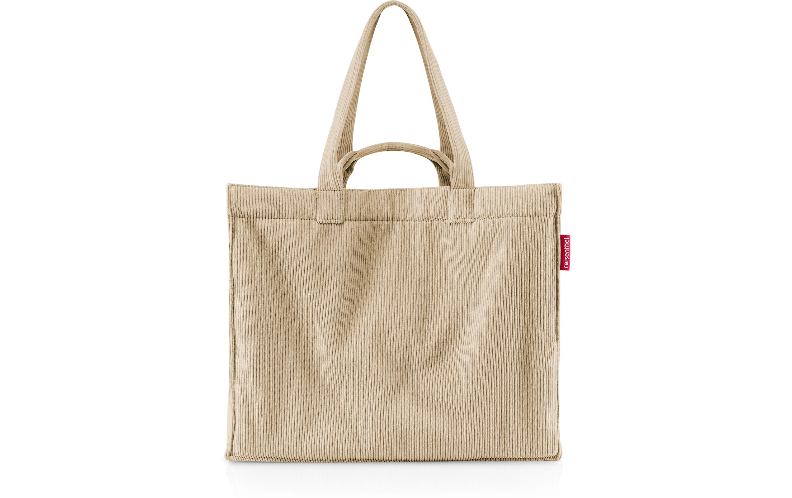 Reisenthel Stofftasche, Polyester, Cord Sand, 470×385×180 mm