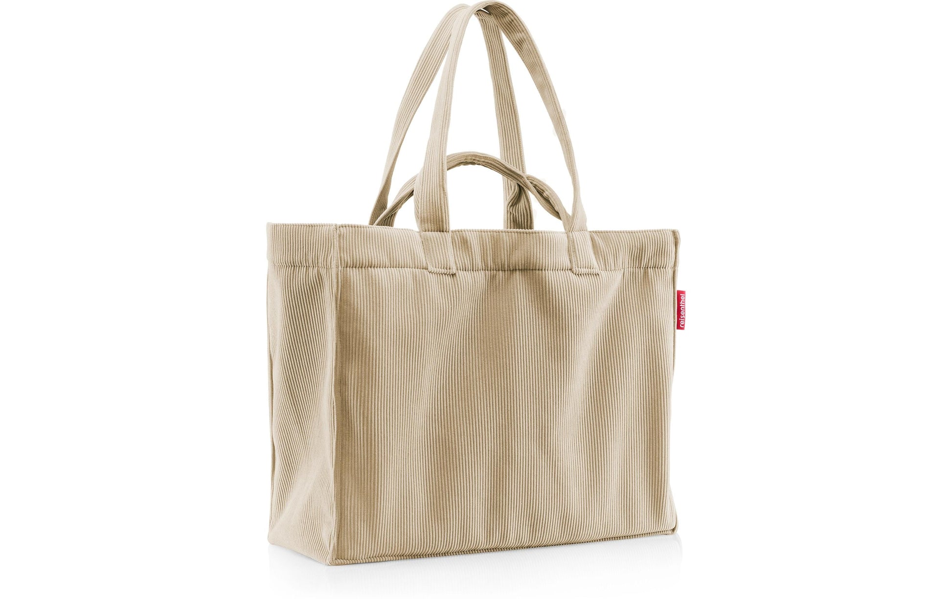 Reisenthel Stofftasche, Polyester, Cord Sand, 470×385×180 mm