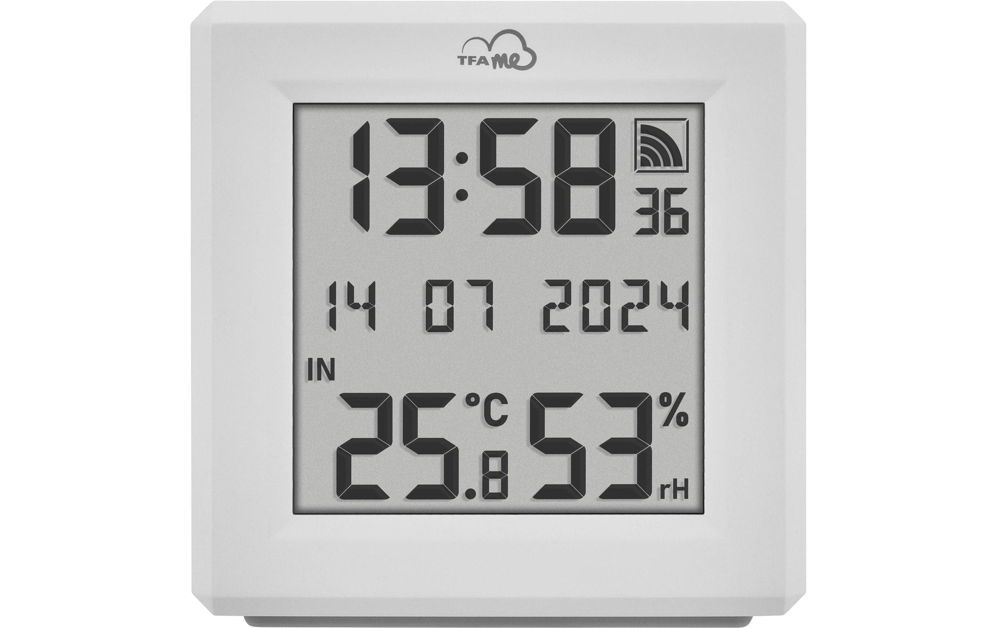 TFA-Dostmann TFA Dostmann TFA.me Starter-Set – Thermo-/Hygrosensor, WLAN-Gateway, Luftfeuchtigkeit – Weiss