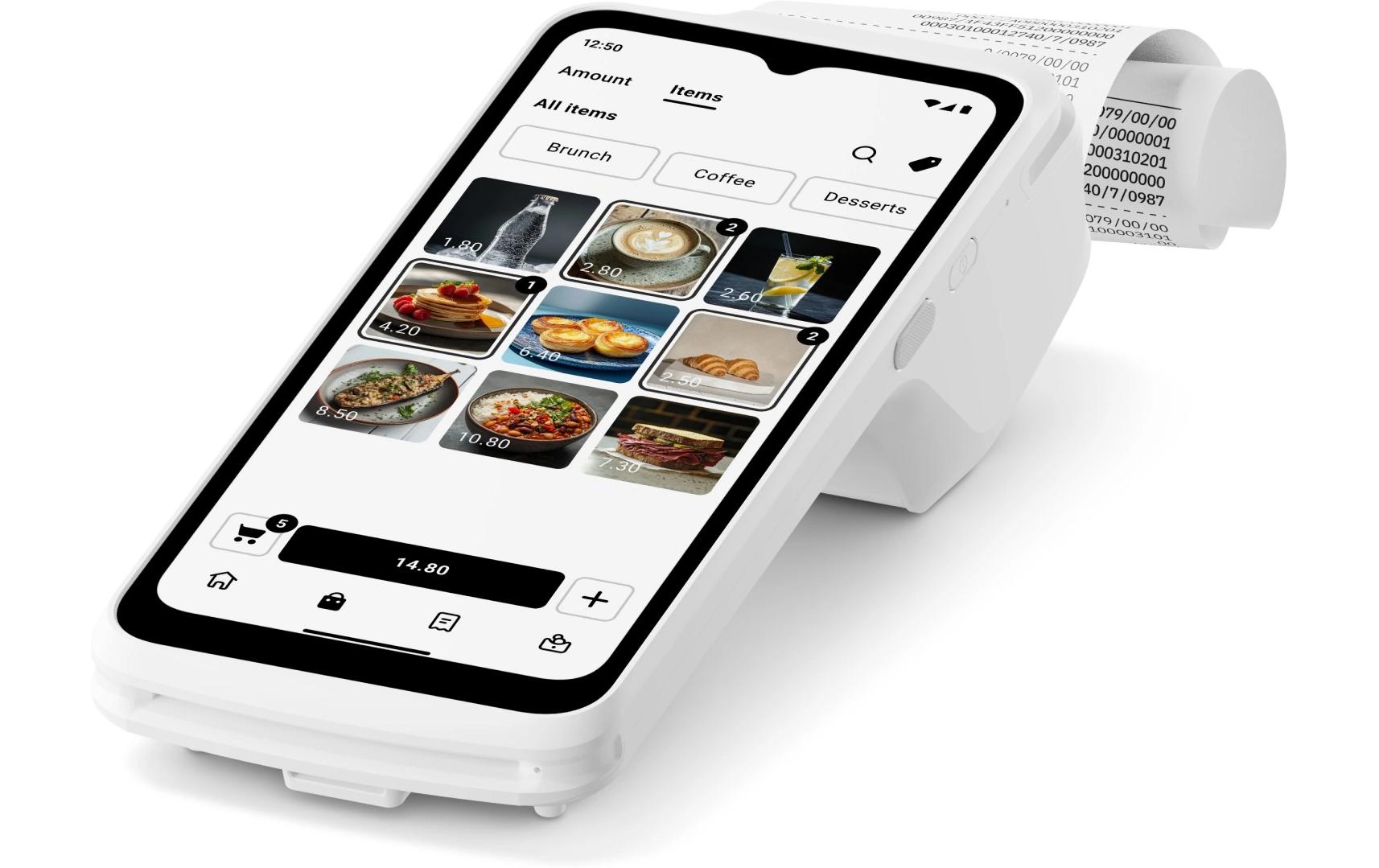 SumUp Terminal 6,5" – Touch, ARM Cortex, Android