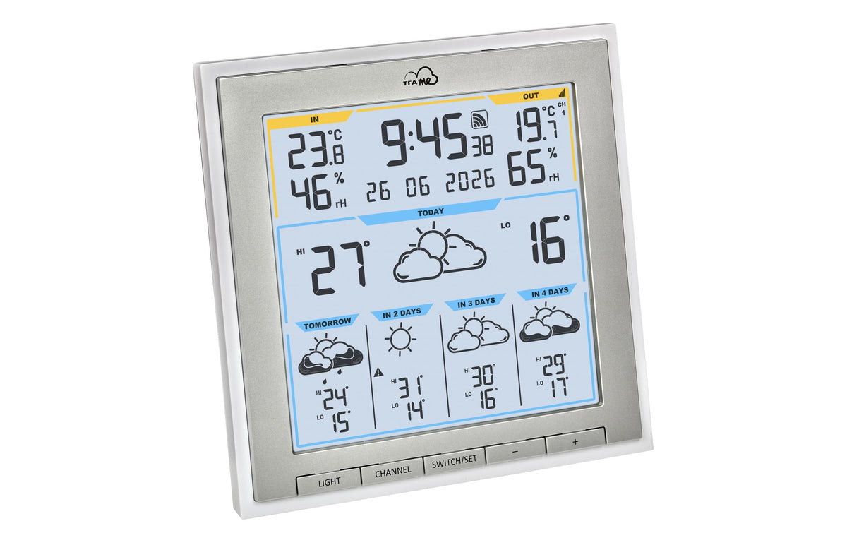 TFA-Dostmann TFA Dostmann ID-08 Temperatur-/Feuchtesensor – WLAN, Innen/Aussen