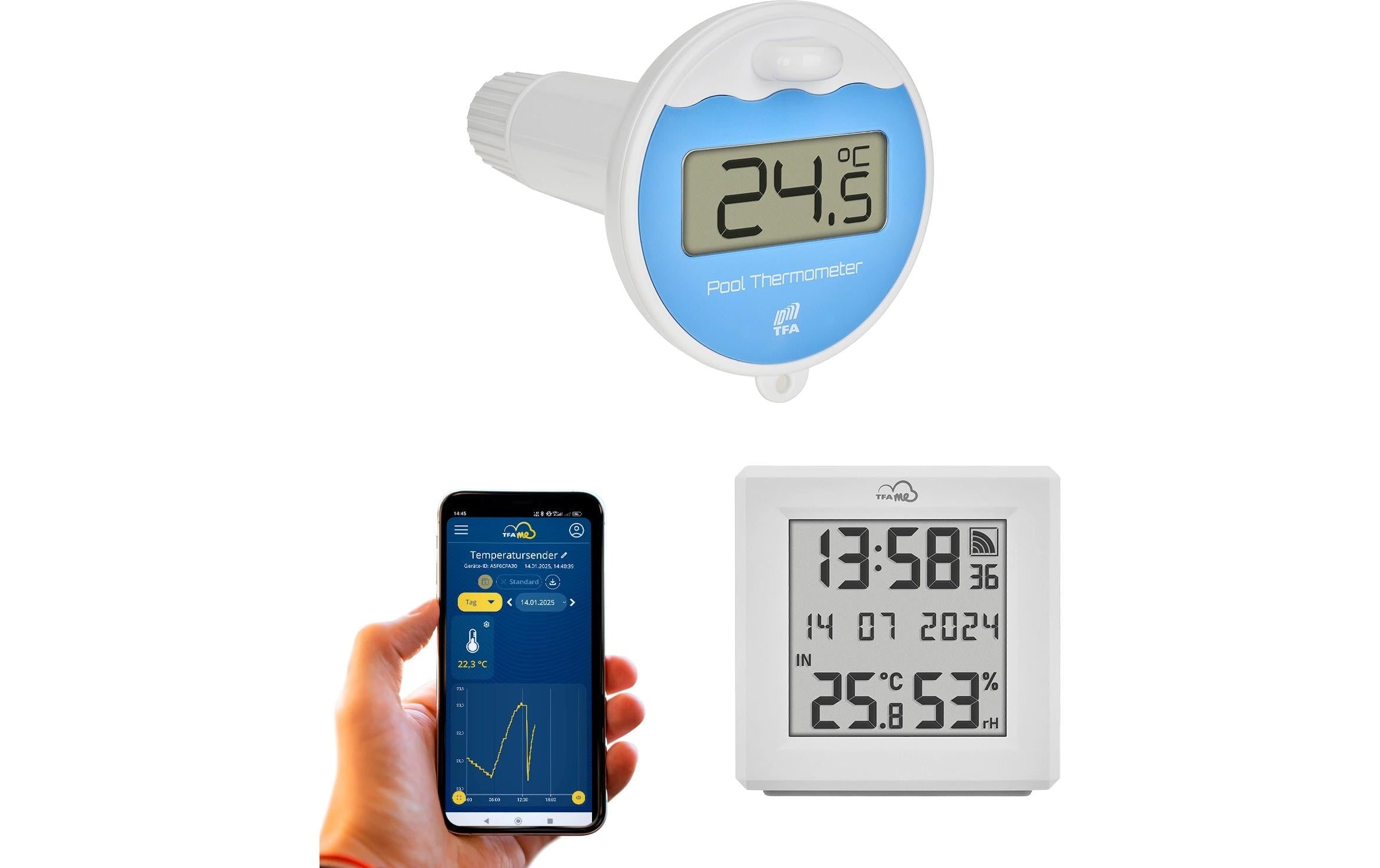 TFA-Dostmann TFA Dostmann TFA.me – Sensor – Temp/Feuchte, Innenbereich