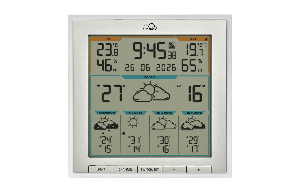 TFA-Dostmann TFA Dostmann ID-08 Temperatur-/Feuchtesensor – WLAN, Innen/Aussen