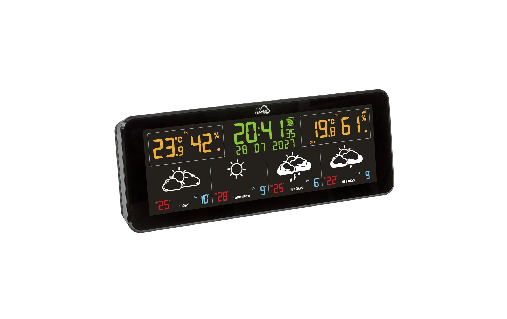 TFA-Dostmann TFA Dostmann ID-07 – Wetterstation – Innen-/Aussentemperatur, Display, WLAN