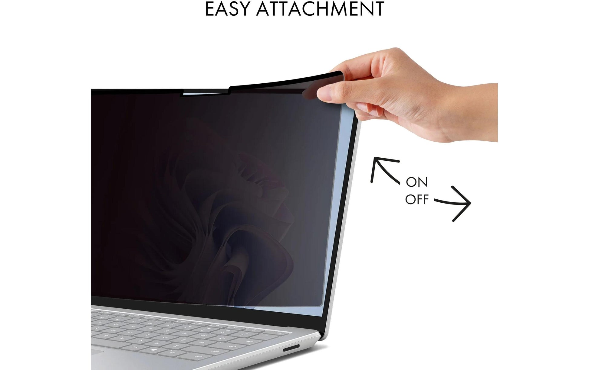 DICOTA Magnetischer Blickschutzfilter für Laptop 14,5", 16:10 – 312 × 201 mm, 2-seitiger Blickschutz