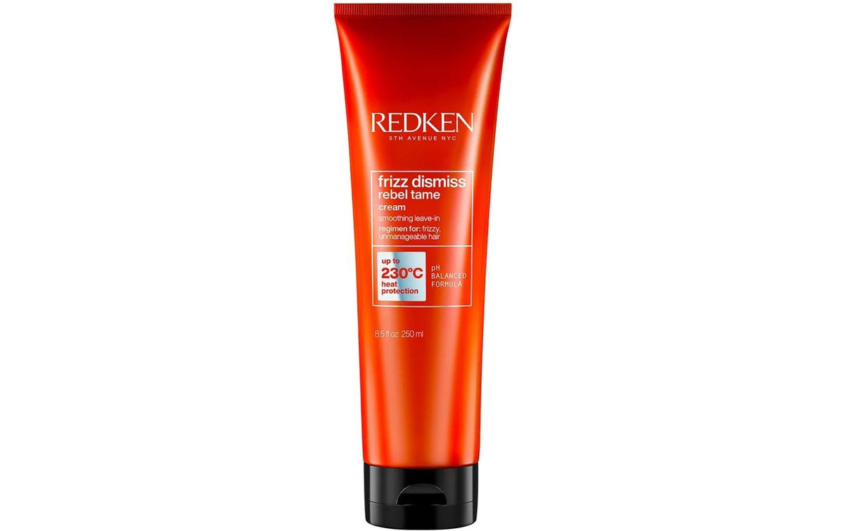 Redken Leave-In Cream Frizz Dsimiss Rebel – für lockiges Haar, Glättung, Hitzeschutz – 250 ml