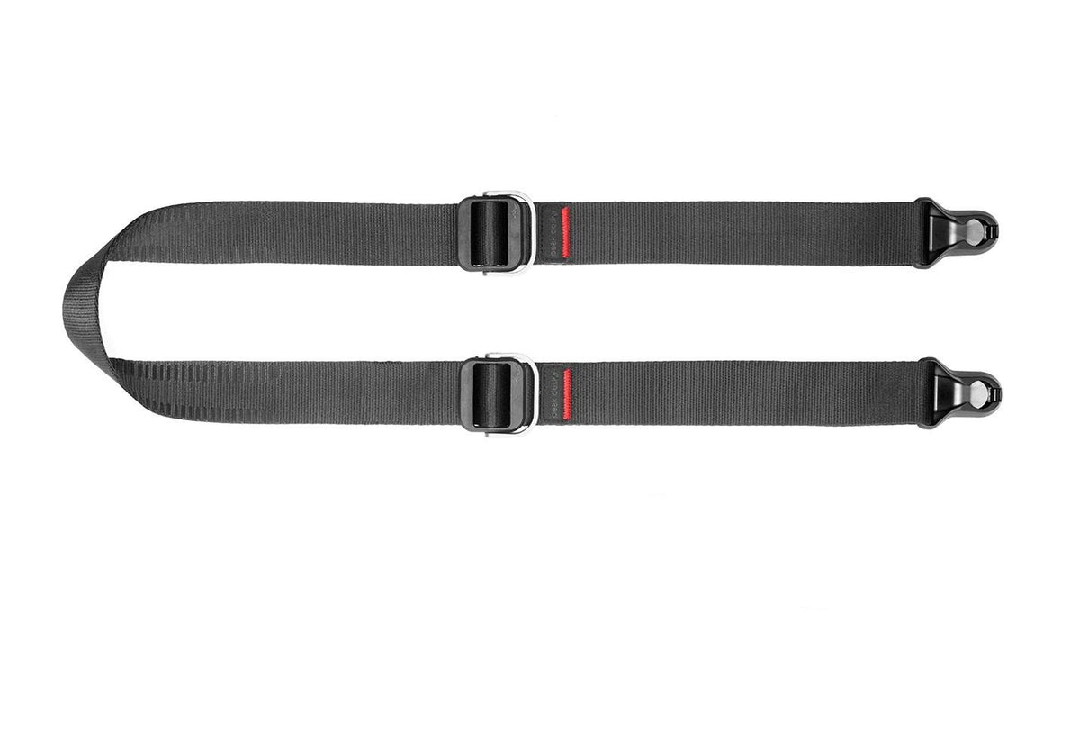 Peak Design SlideLite Kameragurt – 145 cm, 45 mm, Aluminium/Nylon, bis 90 kg – für Digitalkamera – Schwarz