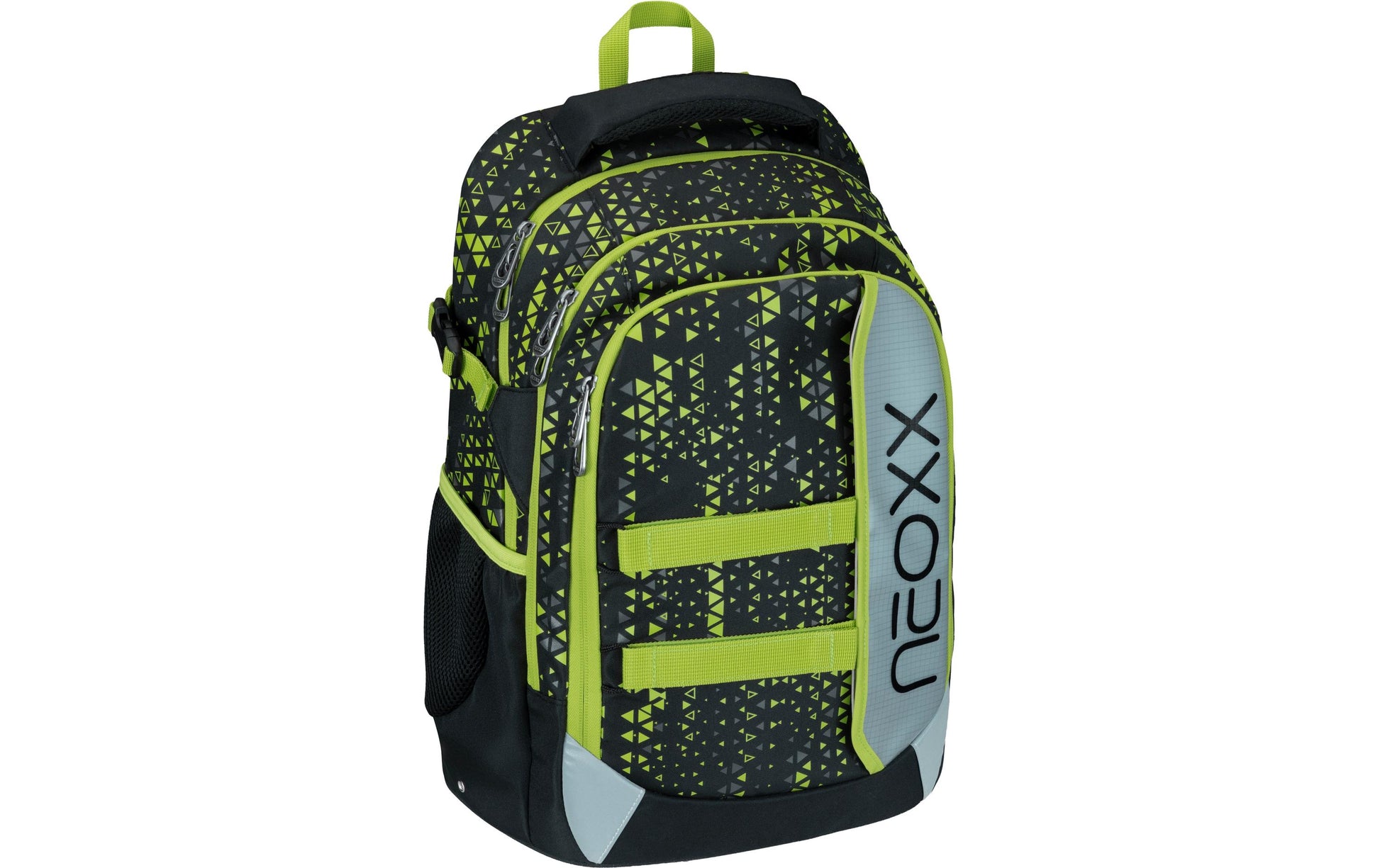 Neoxx Active Pro – Schulrucksack, Grün/Schwarz, 26 l