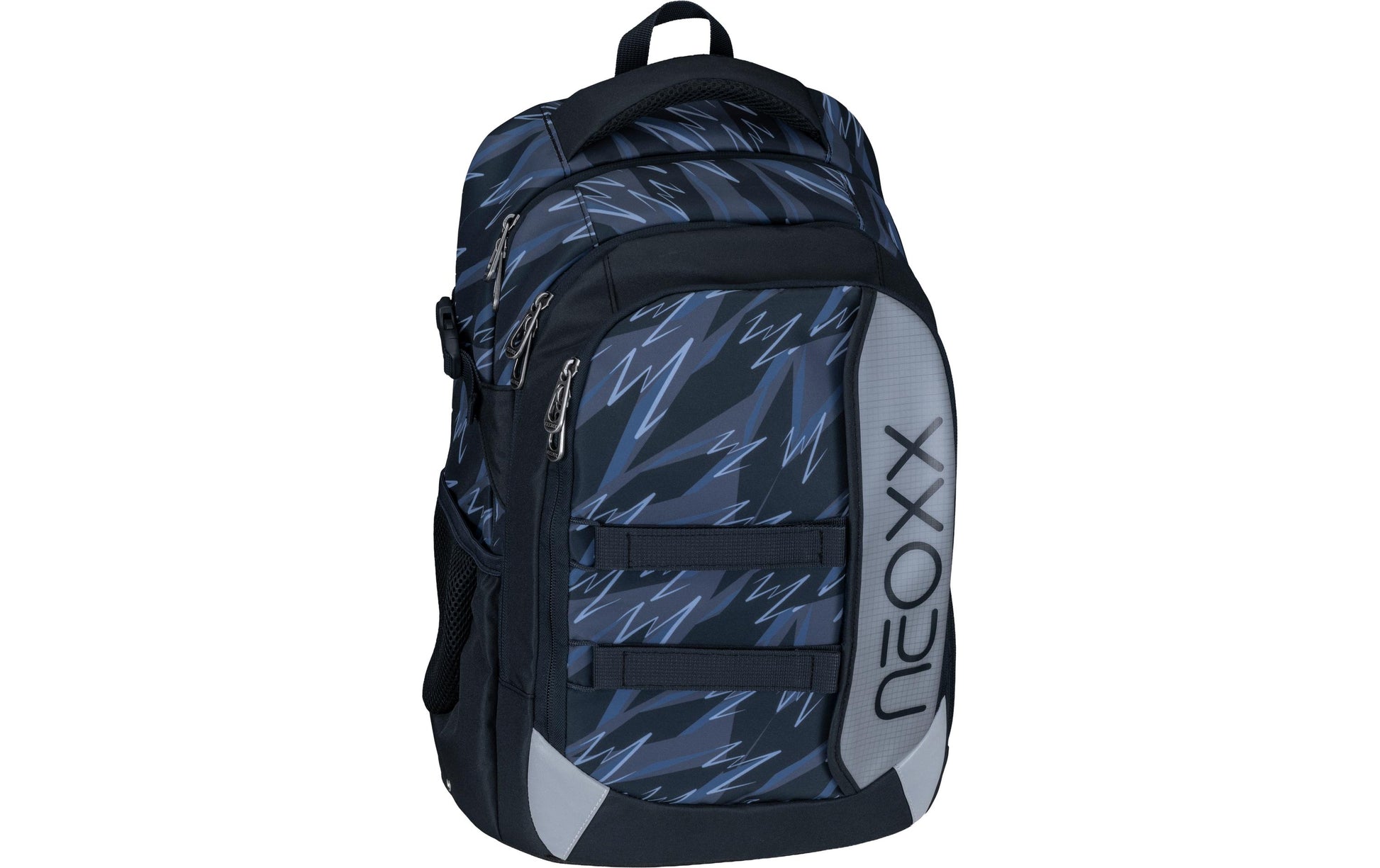 NEOXX Active Pro – Schulrucksack, Grau/Schwarz, 26 l