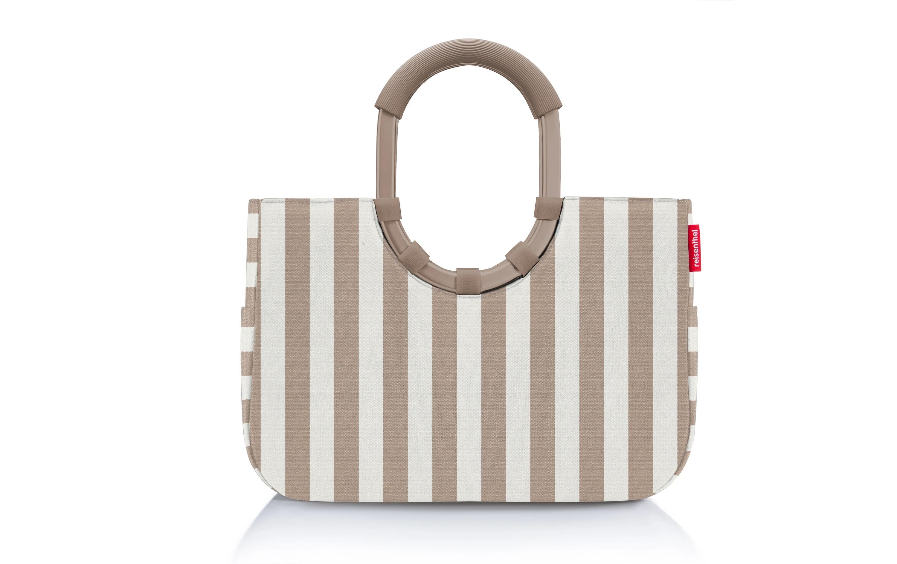 Reisenthel Stofftasche, Polyester, Motiv Summerstripes Coffee, 400×260×200 mm