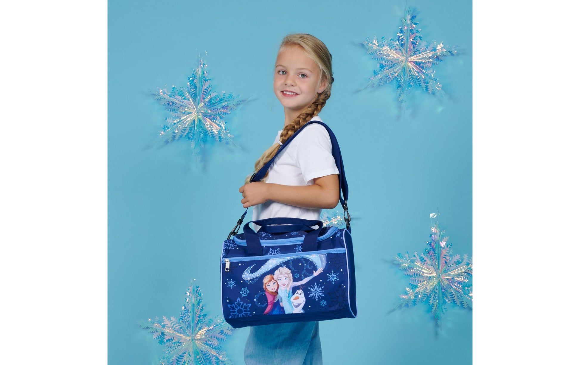 Scooli Sporttasche Frozen – 10,5 l, Hellblau