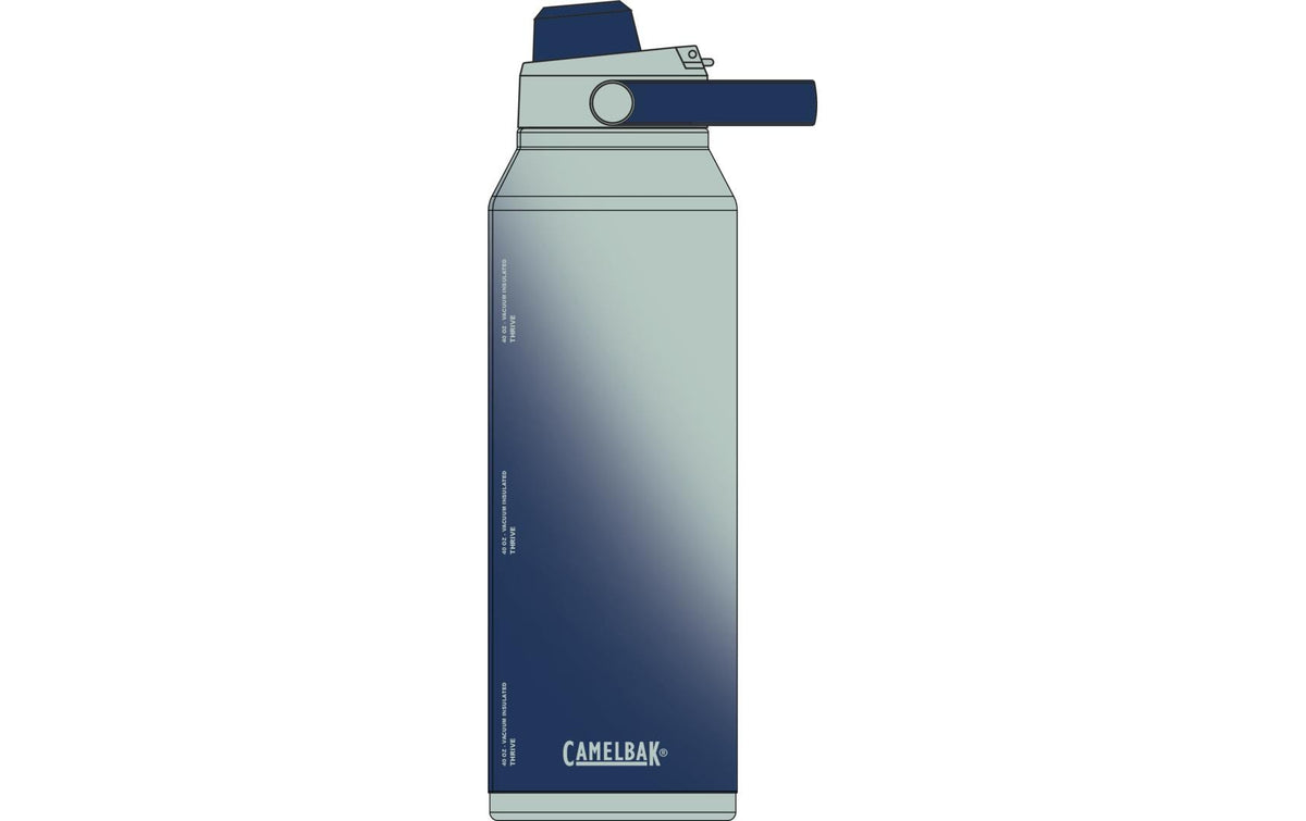CamelBak Thrive Chug V.I. Isolierflasche 1,2 l – doppelwandig, Edelstahl, Deep Sea Dawn