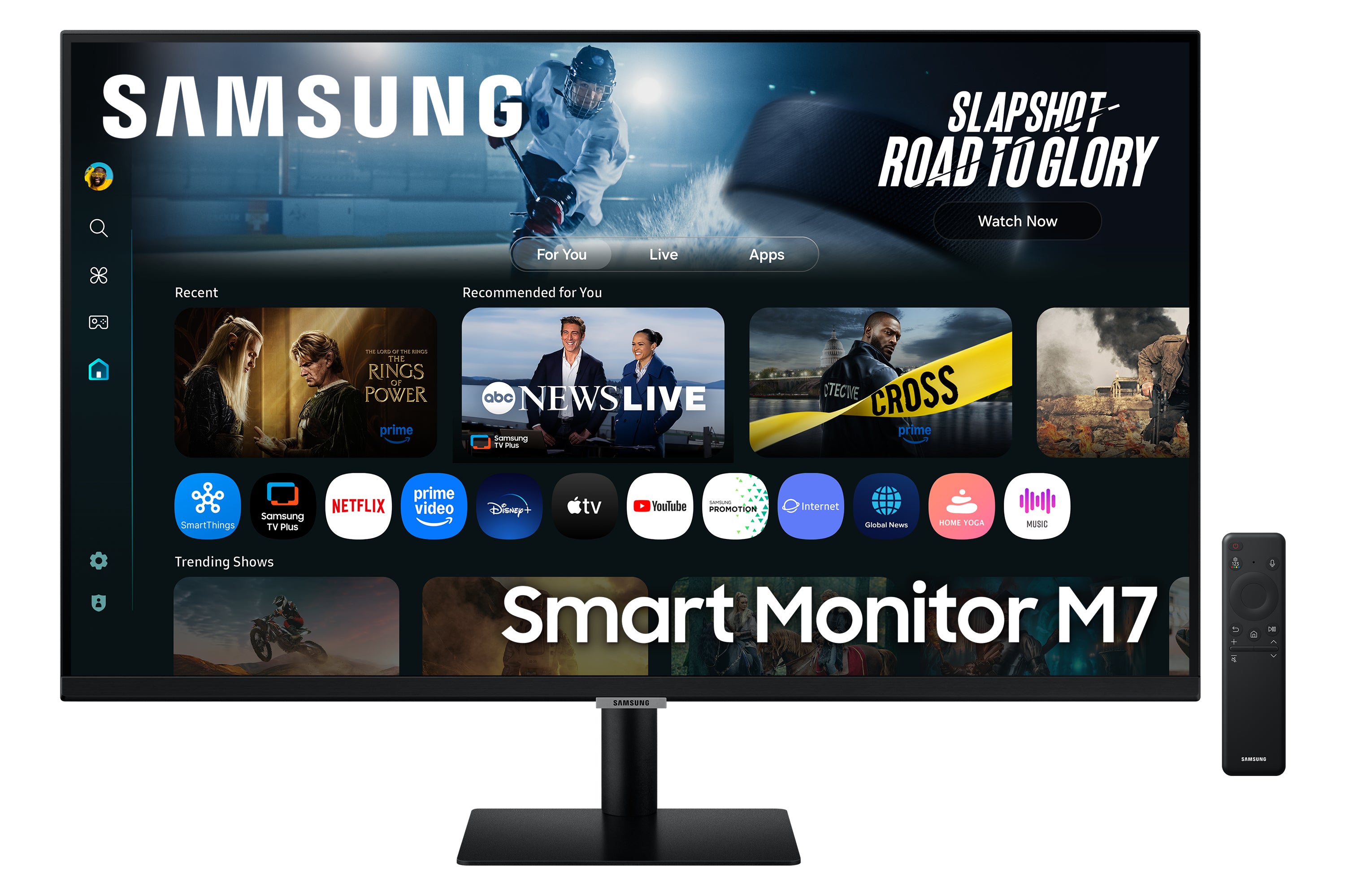 Samsung M70F S32FM702UU – 32", 3840 × 2160 (4K), VA, USB-C 65 W, HDR10