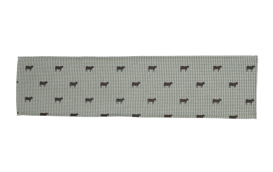 Hubatka Tischläufer BELLA – Baumwolle/Polyester, Scherenschnitt Landleben Motiv, 35 cm × 1,35 m