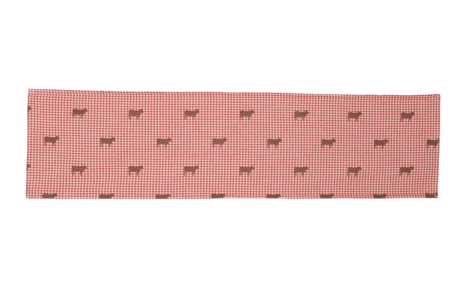 Hubatka Tischläufer BELLA – Baumwolle/Polyester, Scherenschnitt Landleben Motiv, 35 × 1,35 m