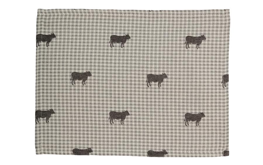 Hubatka Tischset – Polyester, Motiv Scherenschnitt Landleben, 45 × 35 cm
