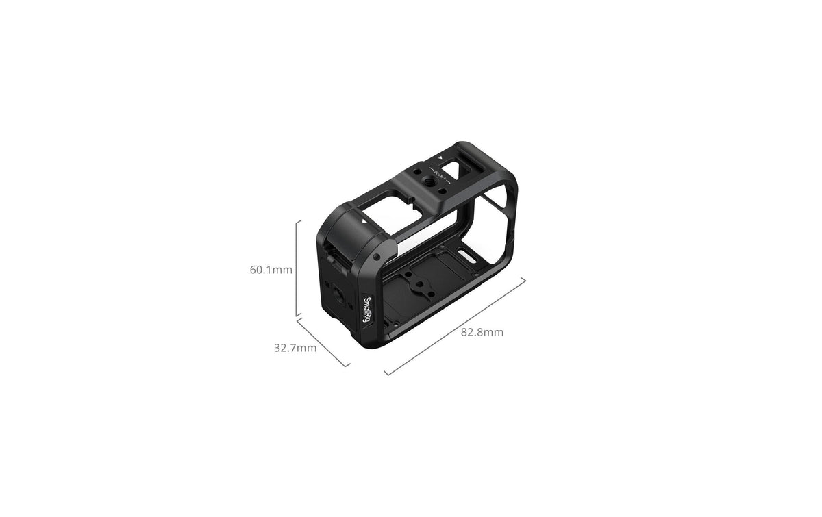 SmallRig 5887 Cage – Aluminium, 1/4" Gewinde – für DJI Osmo Action 6 – Schwarz