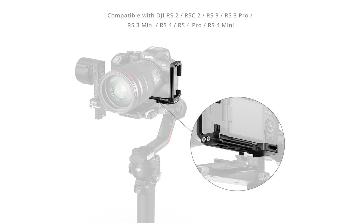 SmallRig 5962 L-Halterung mit AirTag-Slot, Arca-Swiss – für Canon EOS R6 III, R6 II, R5 II
