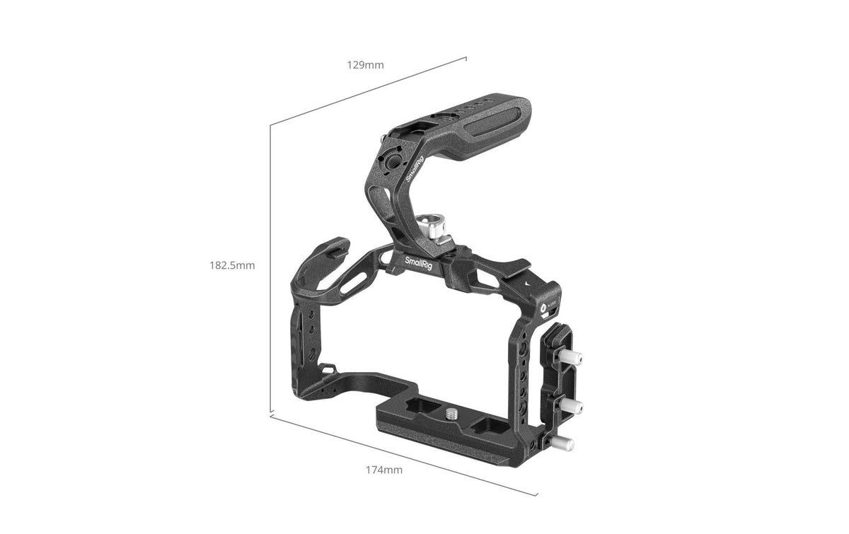 SmallRig Black Mamba 5960 Cage – Aluminium – 174 × 182,5 × 129 mm – für Canon EOS R6 Mark III, R6 Mark II