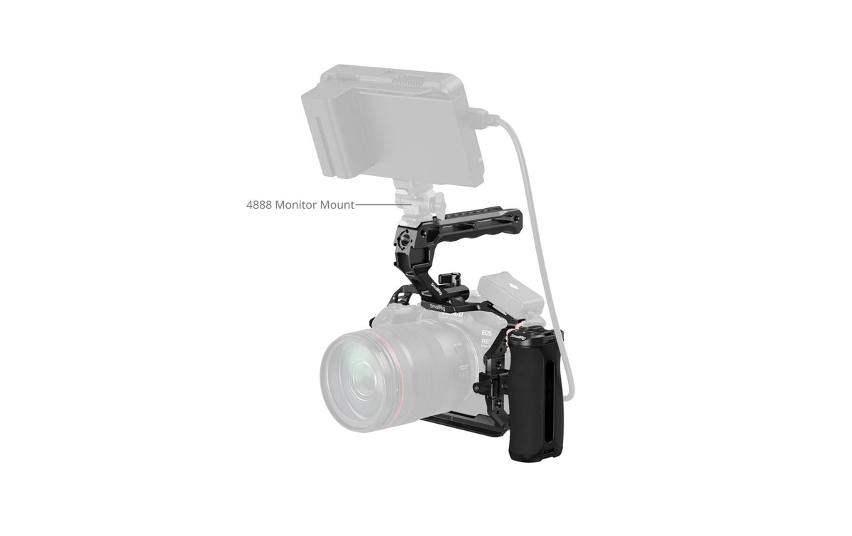 SmallRig 5956 Cage Basic Kit (Advanced Edition) – für Canon EOS R6 Mark III, R6 Mark II – Schwarz