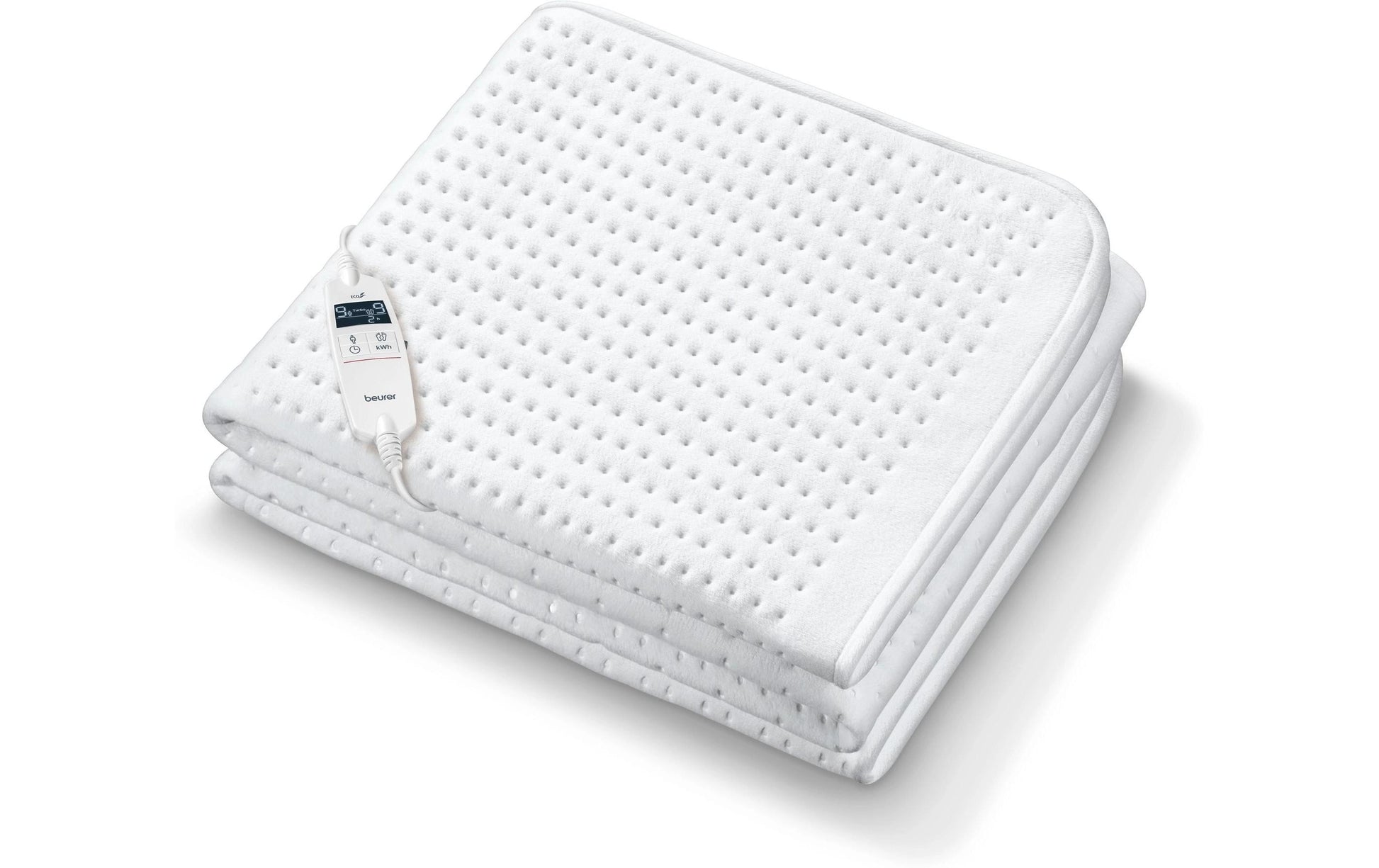 Beurer UB 101 Wohndecke – Flauschfaser (Polyester), Weiss – 92 × 198 cm – OEKO-TEX Standard 100